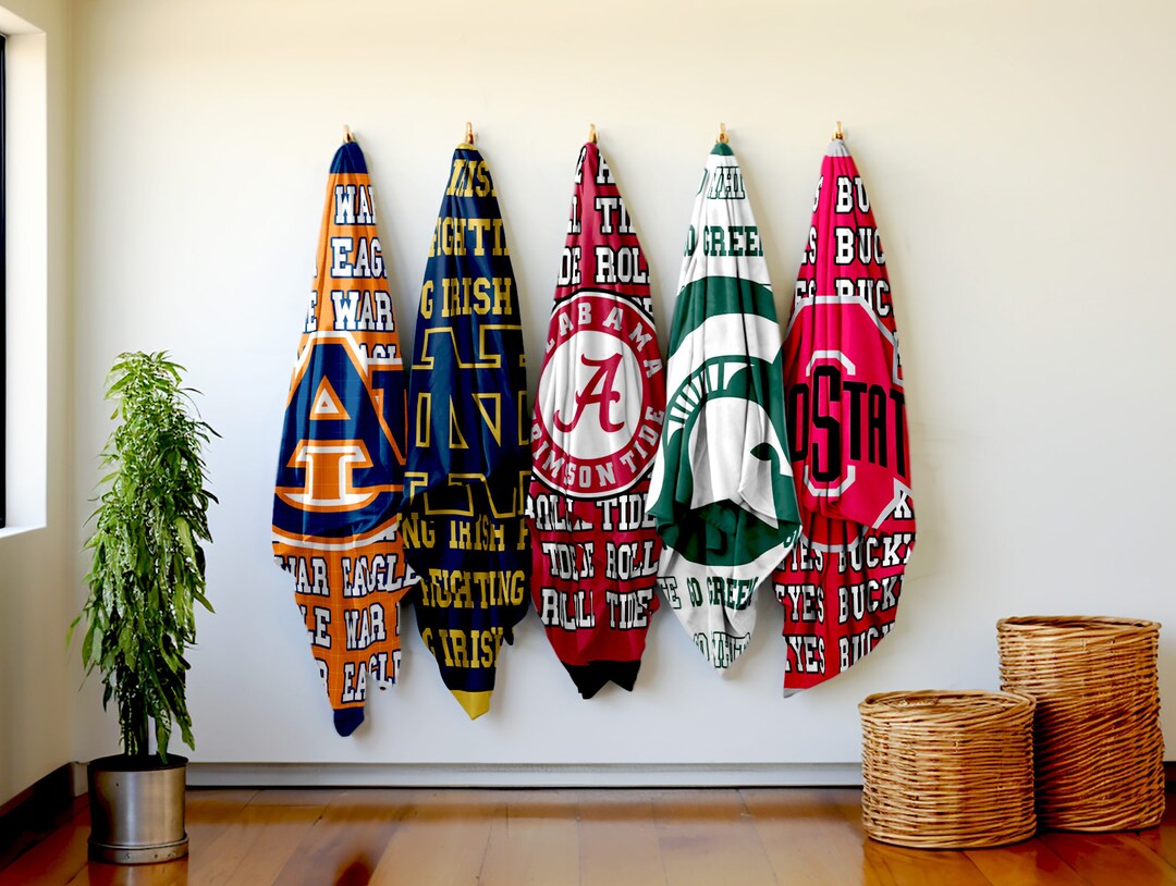 Custom College Blanket College Personalized Blanket Custom Blanket