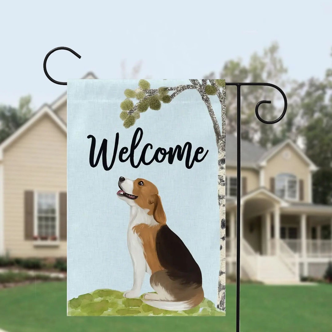 Dog Breed Garden Flag Choose From 21 Dogs Etsy