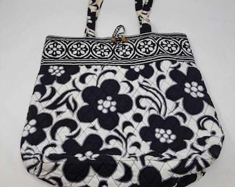 Vera Bradley Night and Day Retired Pattern Medium Tote Bag