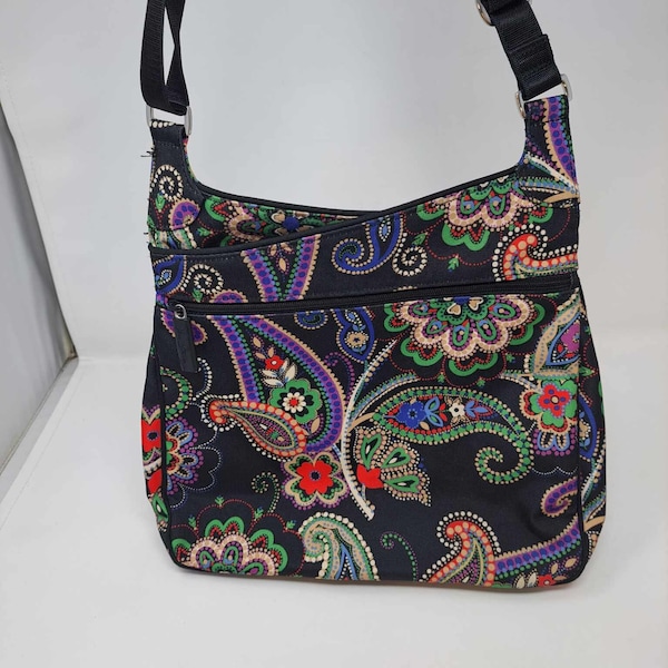 Vera Bradley Lighten Up Slim Crossbody in Kiev Paisley