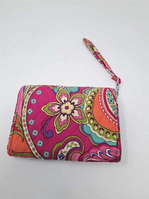 Vera Bradley Pink Swirls Retired Pattern Turn Lock Wristlet wallet Etsy UK