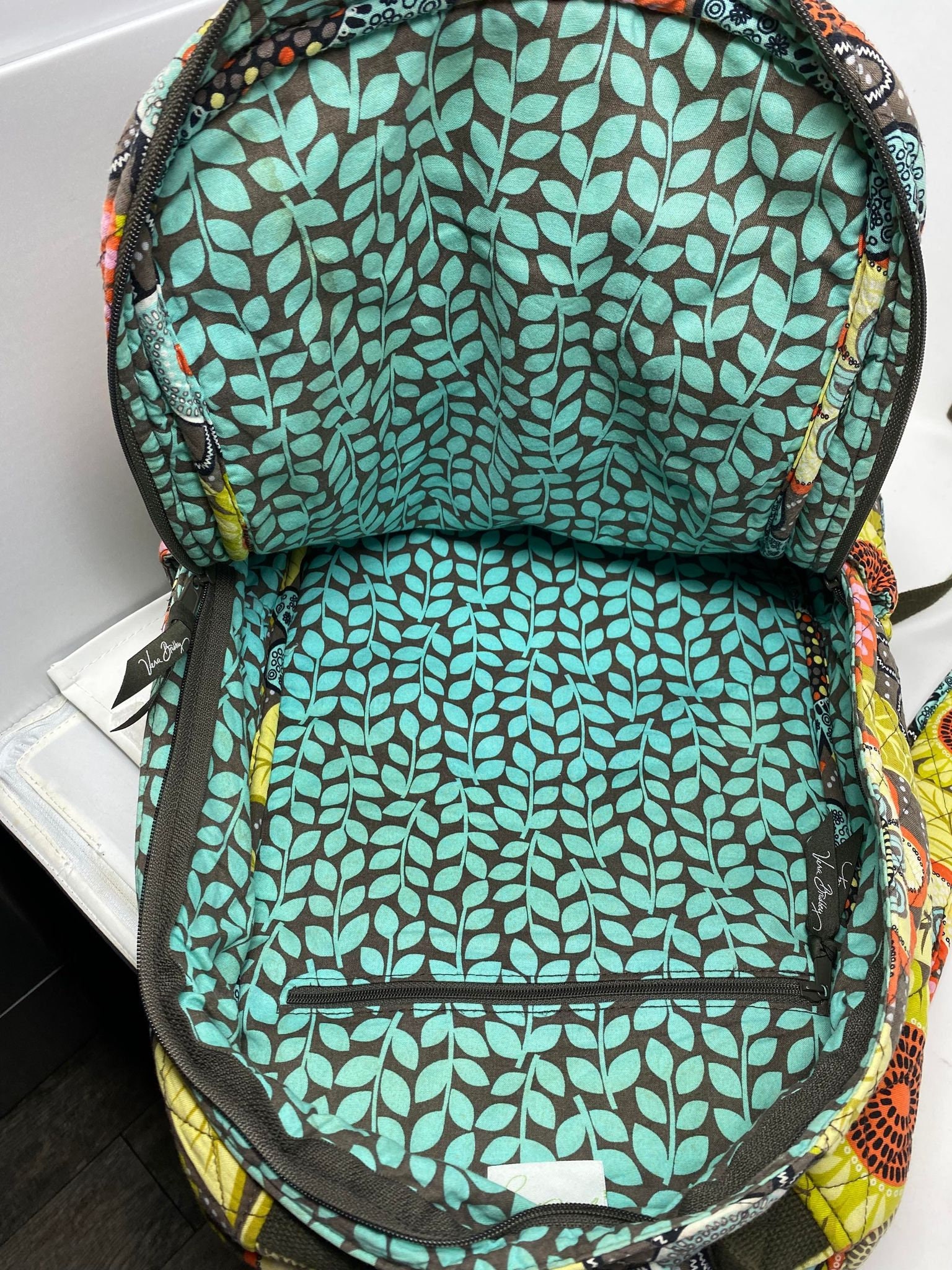 Vera Bradley Flower Shower Retired Pattern Large Backpack - Etsy
