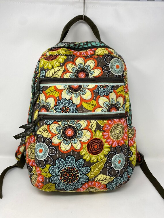 Vera Bradley Flower Shower Retired Pattern Large Backpack - Etsy