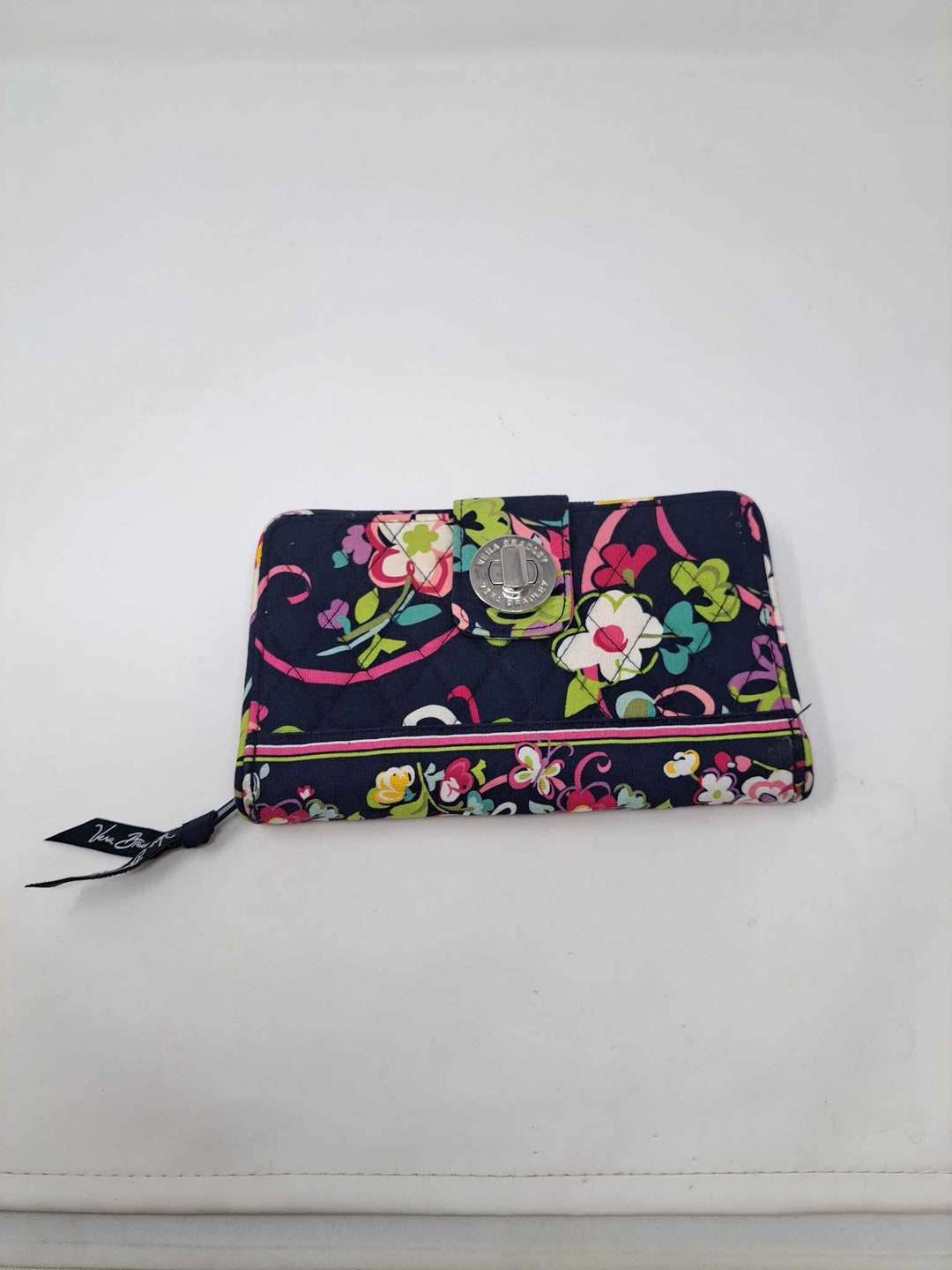 Vera Bradley Ribbons Retired Pattern Turn Lock Wallet Etsy