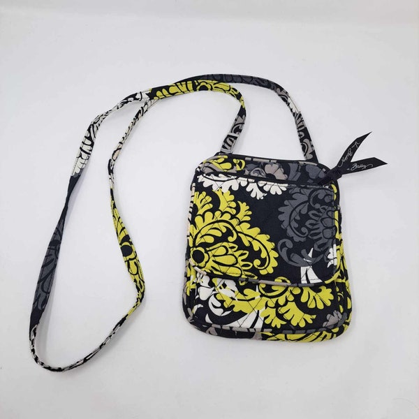 Vera Bradley Mini Hipster Crossbody Bag Baroque Pattern- Excellent Condition