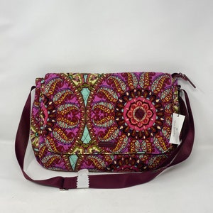 Vera Bradley Resort Medallion Retired Pattern Essential Messenger Bag