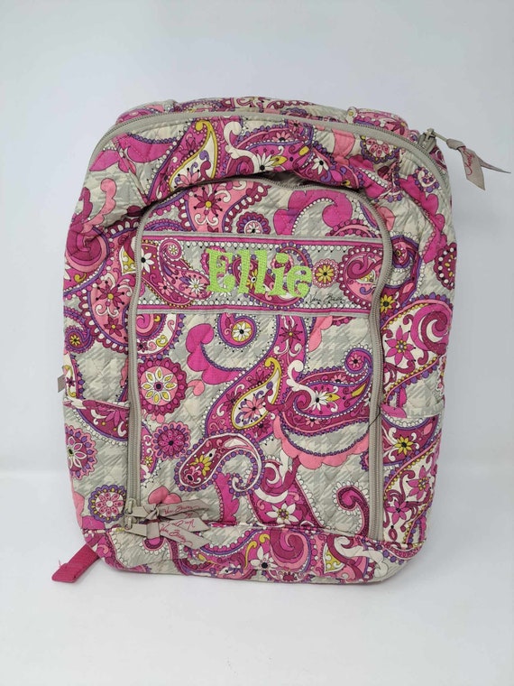 Vera Bradley Paisley Meets Plaid Large Backpack