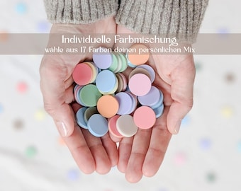 Konfetti Streudeko Acryl | individuelle Farbmischung nachhaltig wiederverwendbar Tischdeko Geburtstag Taufe Hochzeit Kommunion Einschulung