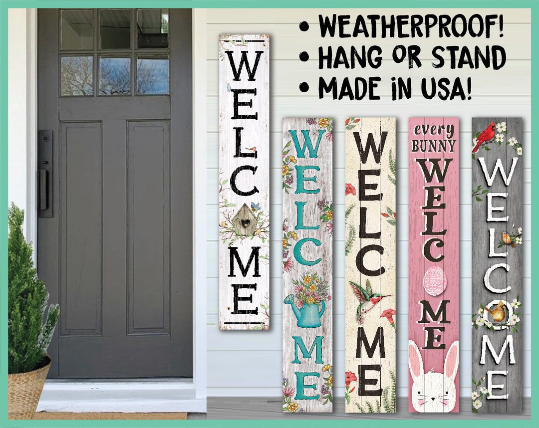 10 Budget-Friendly Front Porch Decor Ideas to Transform Your Curb Appeal 5 WEATHERPROOF Porch Signs by MulligansWay