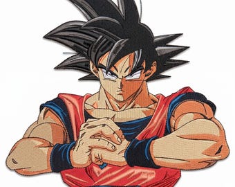 Super Saiyan Warrior Embroidery Design - Anime Fighter Logo - 6x6 Size - EMB PES DST Jef