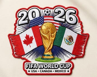 2026 Soccer Championship Embroidery Design | World Football Cup Machine Embroidery File, Host Flags Trophy PES DST JEF Hoop
