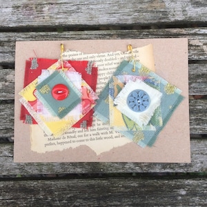 Fabric snippets, set of 2
