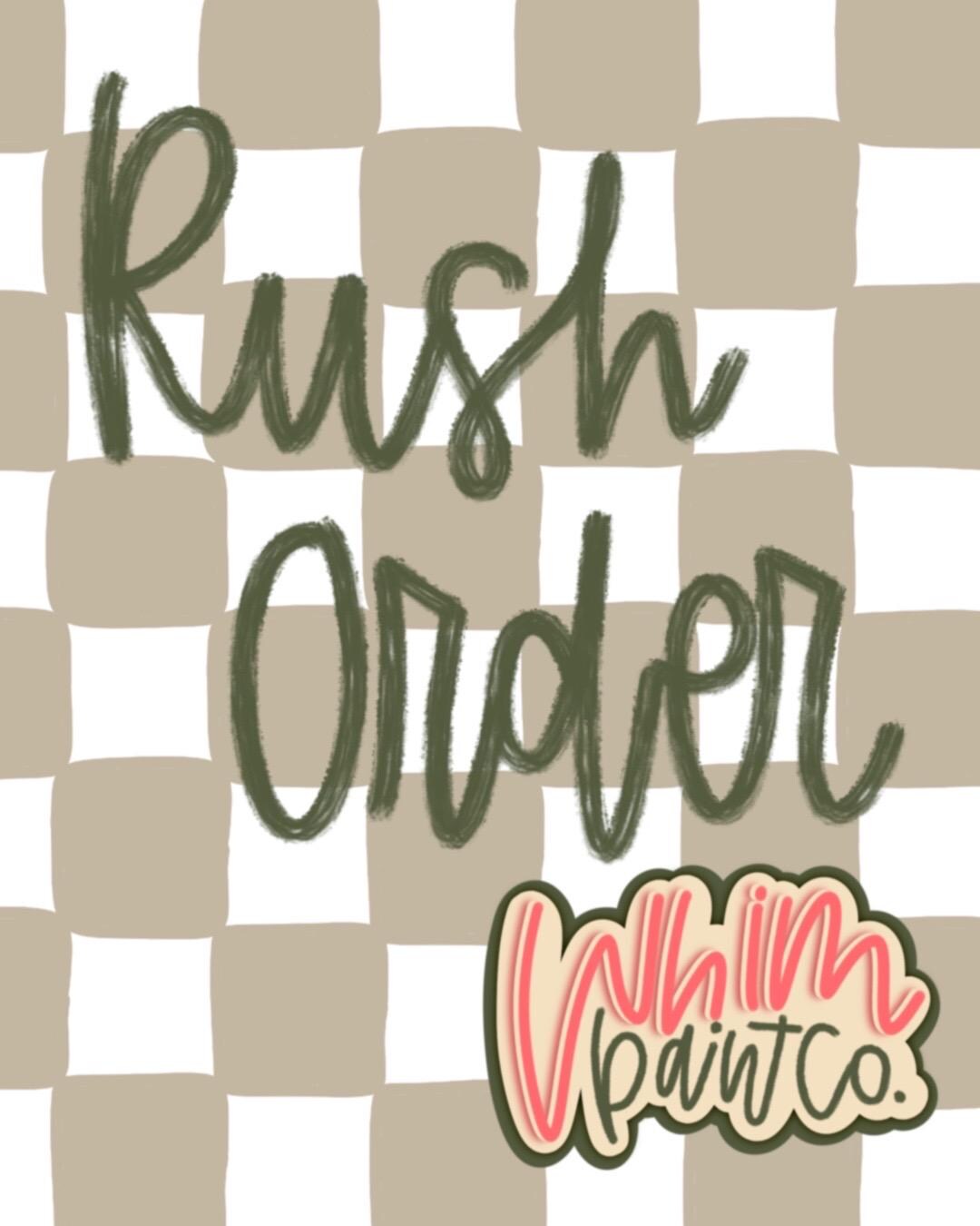 2 WEEK RUSH ORDER - Etsy