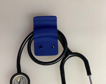 Navy blue Kydex stethoscope holder/clip
