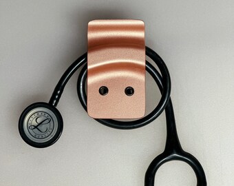 Copper color/print Kydex stethoscope clip/holder