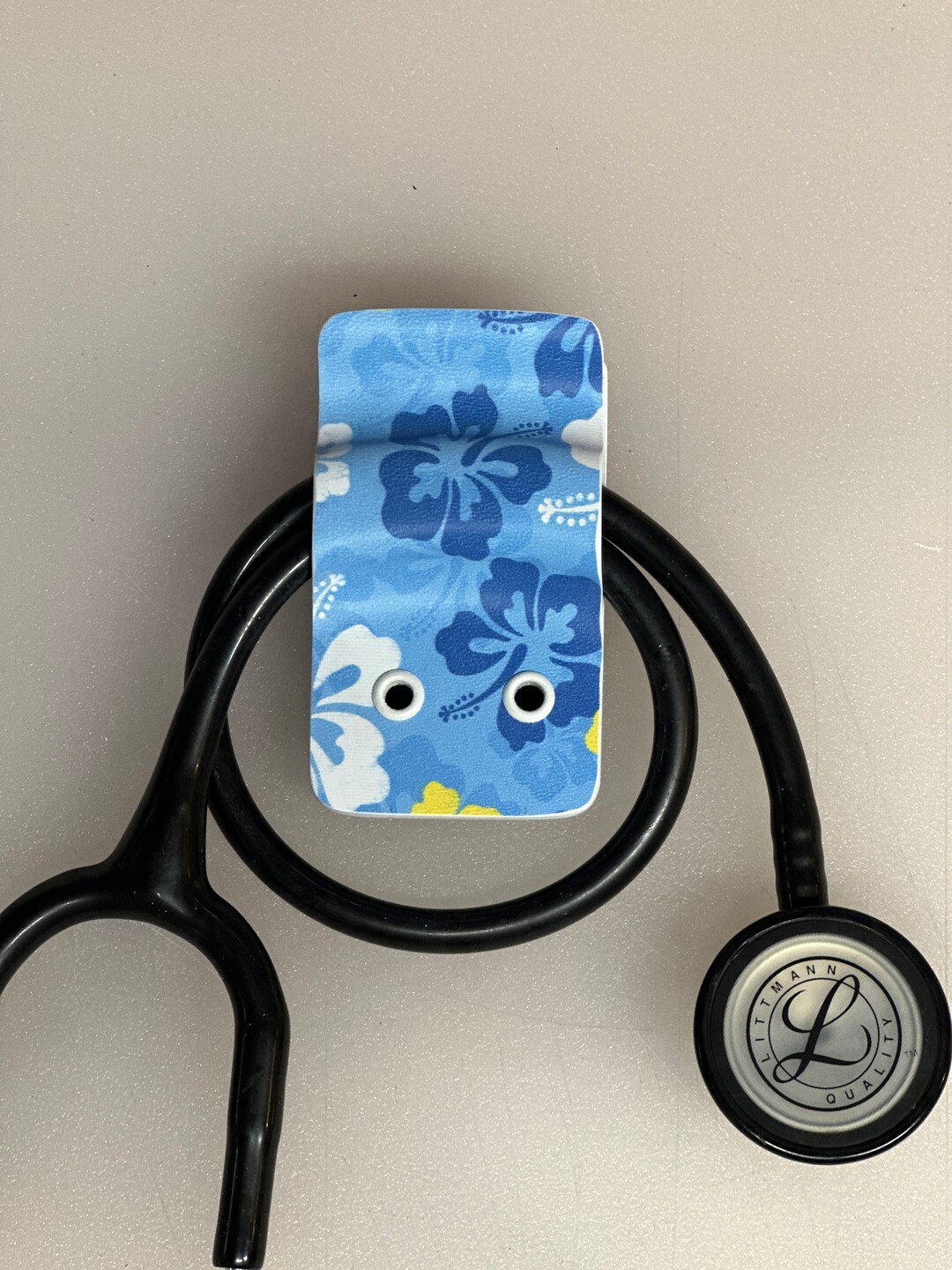 Ocean Blue Hawaii Print Kydex Stethoscope Clip/holder Etsy