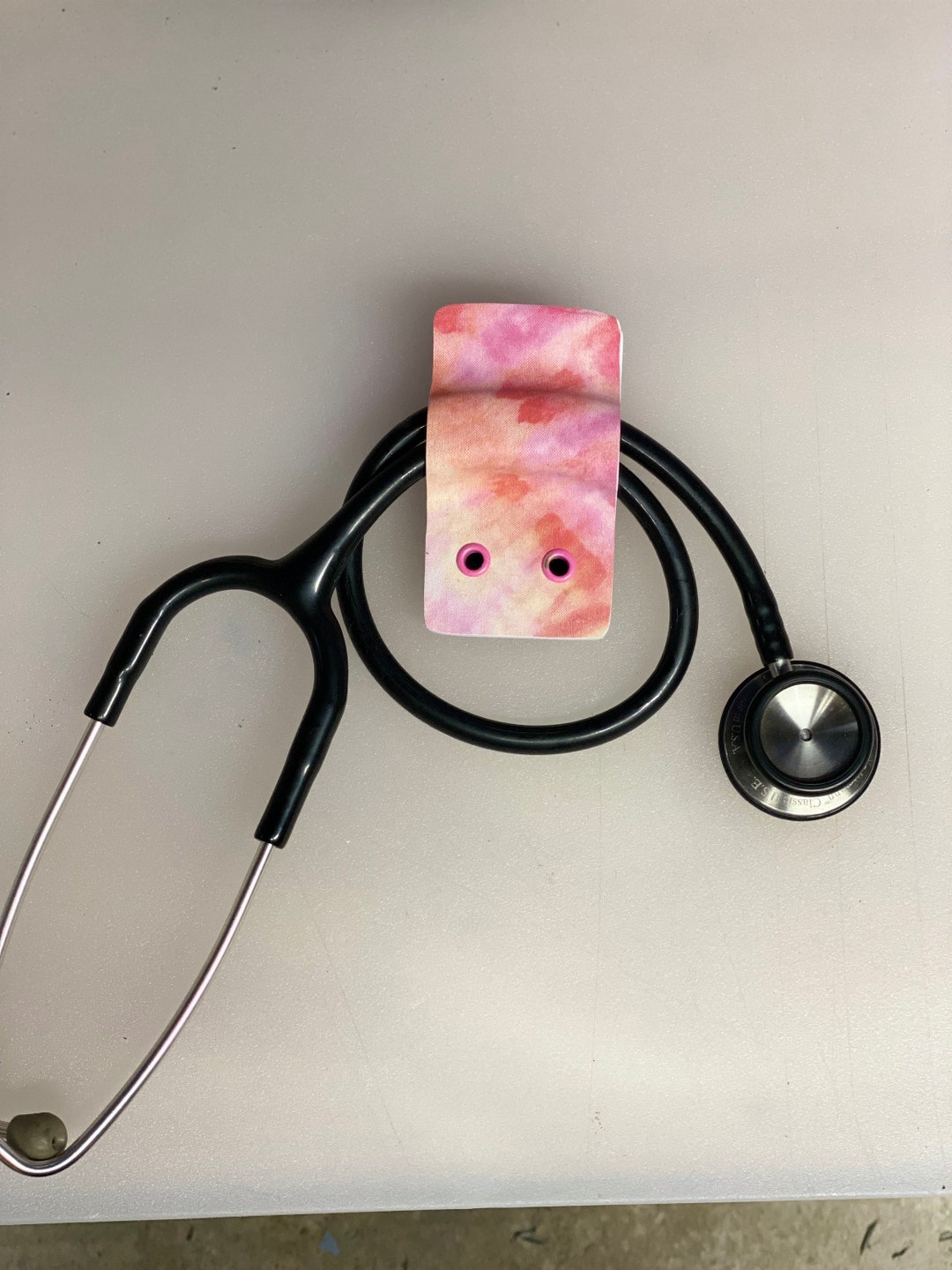 Pink Tiedye Print Kydex Stethoscope Clip/holder Etsy