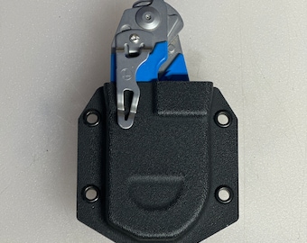 Funda/clip Kydex Leatherman Raptor en varios colores y con enganches para cinturón.