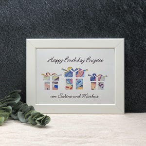 personalisiertes Geschenk Geburtstag, Geldgeschenke kreativ verschenken, Geld originell verschenken, Glückwünsche zum Geburtstag