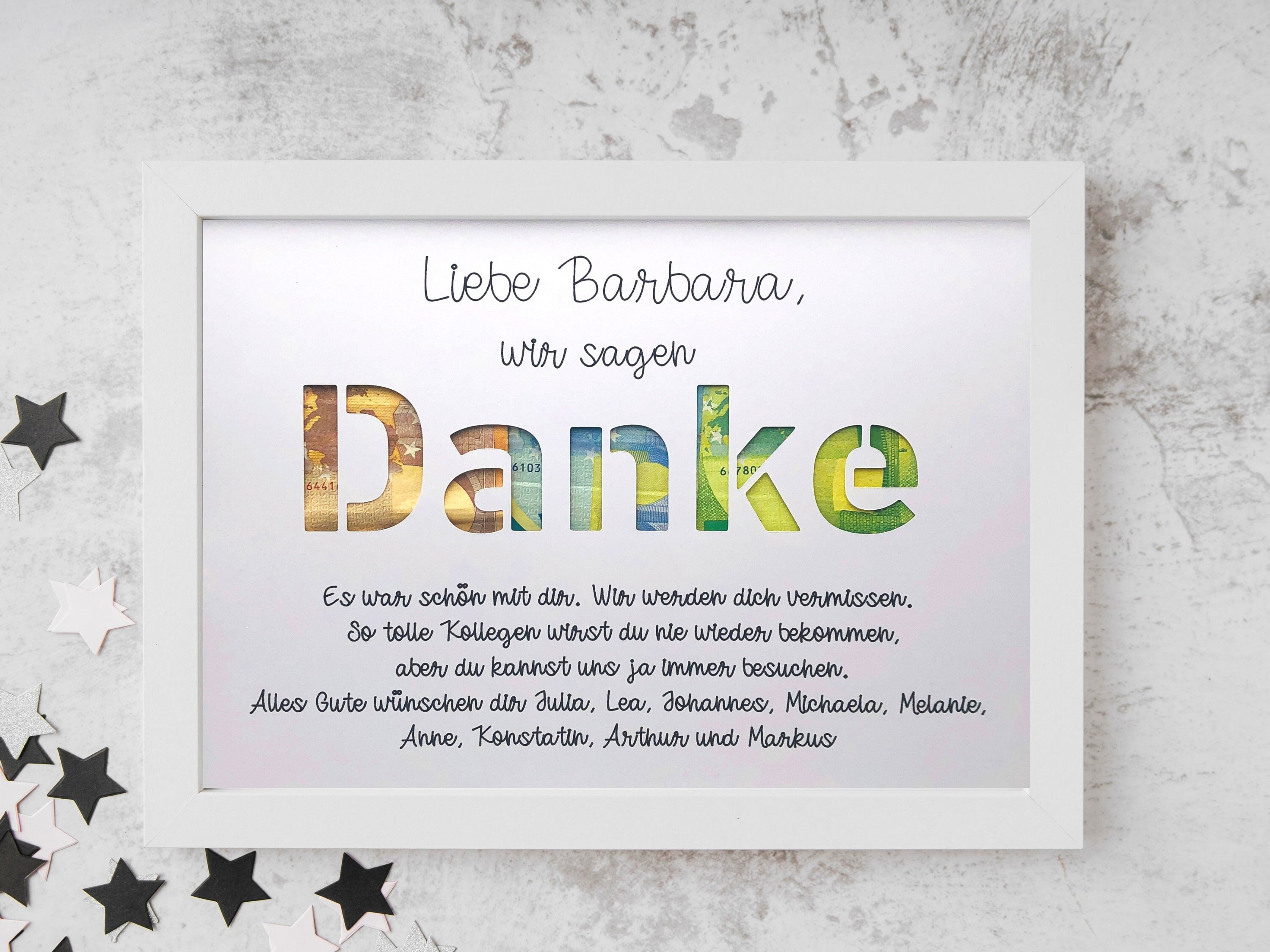 Geldgeschenk zum Abschied Kollege / Kollegin Geschenk zum Etsy México