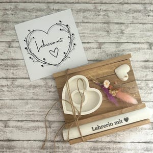 Geschenk Lehrerin, Lehrerin mit Herz, Schulabschluss Geschenke, Geschenkidee Lehrer, Geschenkset Lehrerin, Dankeschön Geschenk Lehrerin
