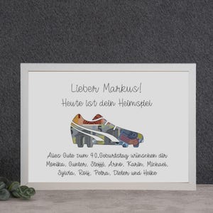Geldgeschenk Geburtstag personalisiert, Fussball Geschenke Männer, Geldverpackung Geburtstag, Trainer Geschenk,  Geldgeschenk personalisiert