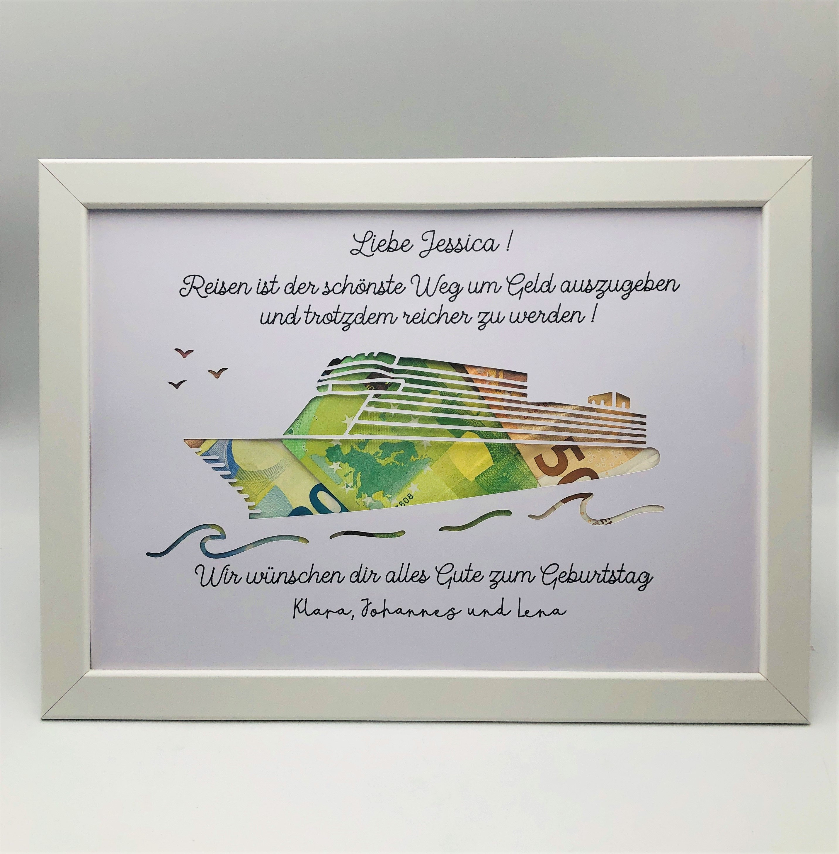 Geldgeschenk Zum Geburtstag Geldgeschenk Urlaubsgeld Etsy UK