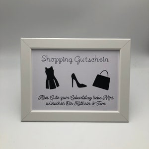 Geldgeschenk Geburtstag Gutschein zum Shoppen Geschenk für Etsy.de