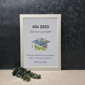 Geldgeschenk zum Abitur, Geschenk zum bestandenen Abitur personalisiert, Abi Glückwünsche, Geldgeschenk zum Schulabschluss, Examen, Bachelor