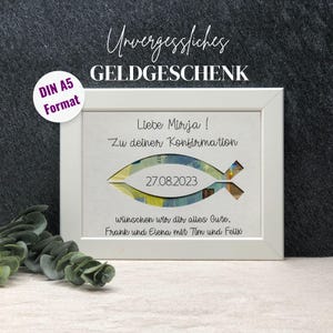 Geldgeschenk Konfirmation, personalisierte Geschenke zur Konfirmation, Glückwünsche Konfirmation, kleine Geschenke zur Konfirmation