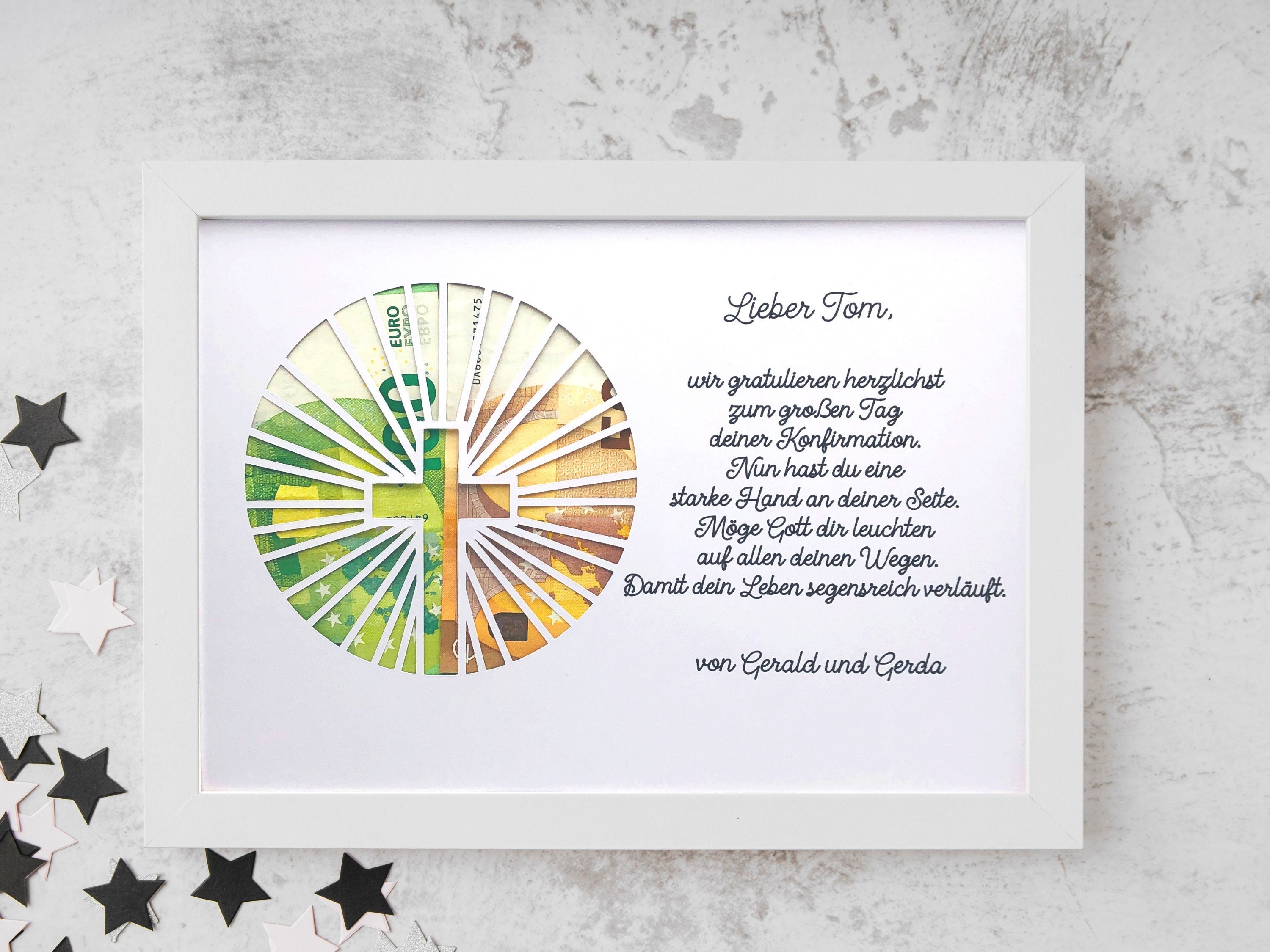 Geldgeschenk Konfirmation Glückwünsche zur Konfirmation Etsy.de