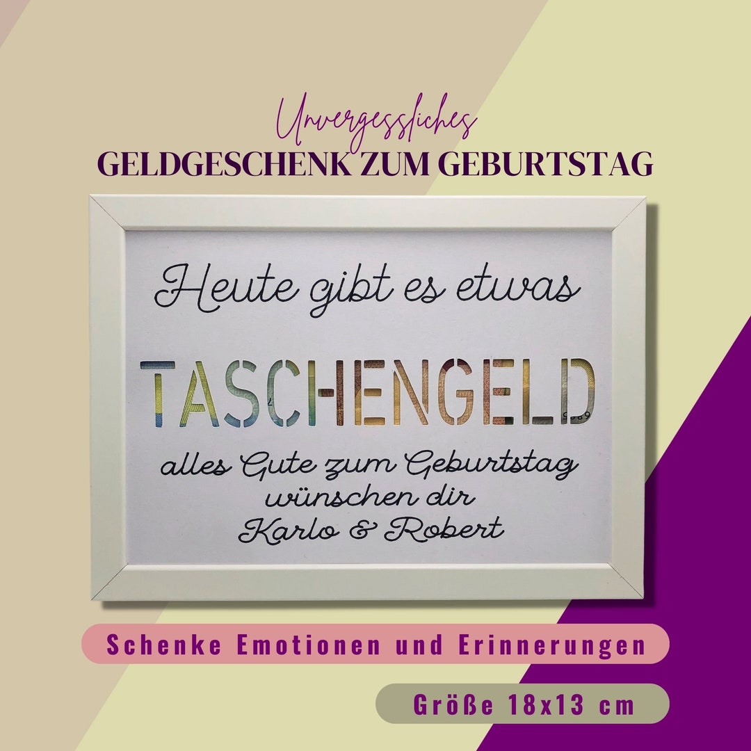 Birthday Money Gift Birthday Wishes With Money Funny Money Etsy