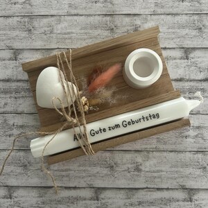 Geschenk kleine Aufmerksamkeit, Geschenk zum Geburtstag Frau, kreatives Geschenk, Set mit Glückwunschkarte, Geschenkidee Geburtstag