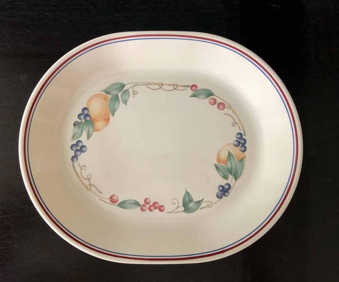 Corningware Corelle Vintage Platter Abundance Pattern - Etsy