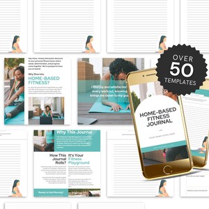 Daily Home Fitness Planner for Women