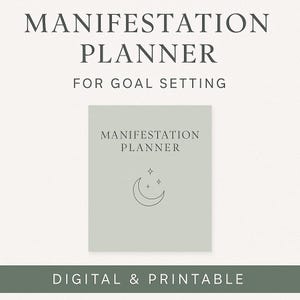 Digital Manifestation Planner Mindfulness Journal
