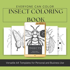 Printable Insect Coloring Pages Educational Activity