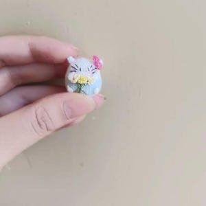 Handmade Crochet Art,Mini Crochet Doll,Micro Crochet Animals,Doll House Decor,Cuddle Dolls For Bjd,Blythe Accessories,Fashion Doll