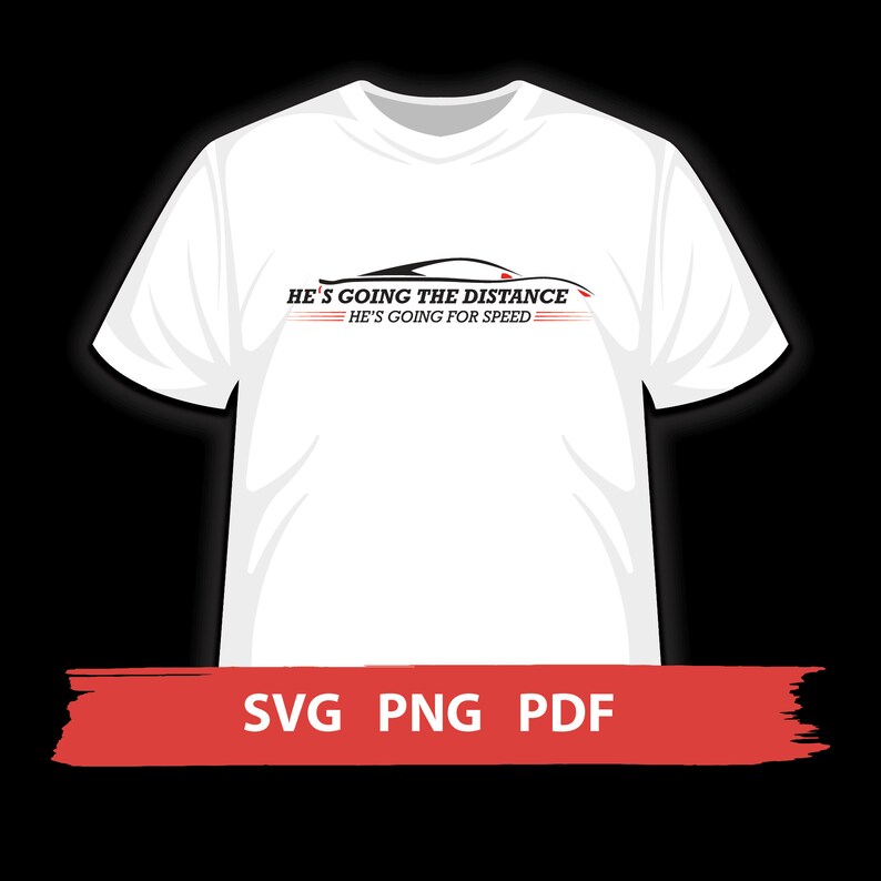 Cake Inspired SVG PNG PDF He's Going the Distance Etsy