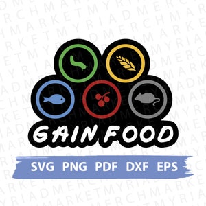 Wingspan Board Game SVG PNG PDF | Gain Food | Clipart for Cricut/Silhouette | Vector Cut File, Digital Download
