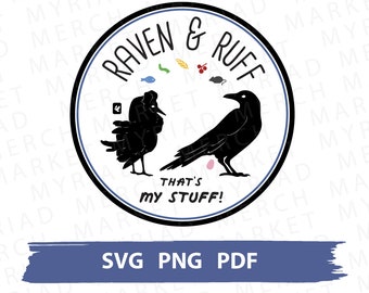 Wingspan Board Game Raven & Ruff Clipart (Digital Download)