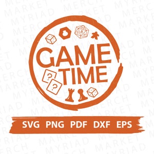 Board Game SVG PNG PDF | Game Time | Board Game Shirt Enthusiast | Clipart for Cricut/Silhouette | Vector Cut File, Digital Download