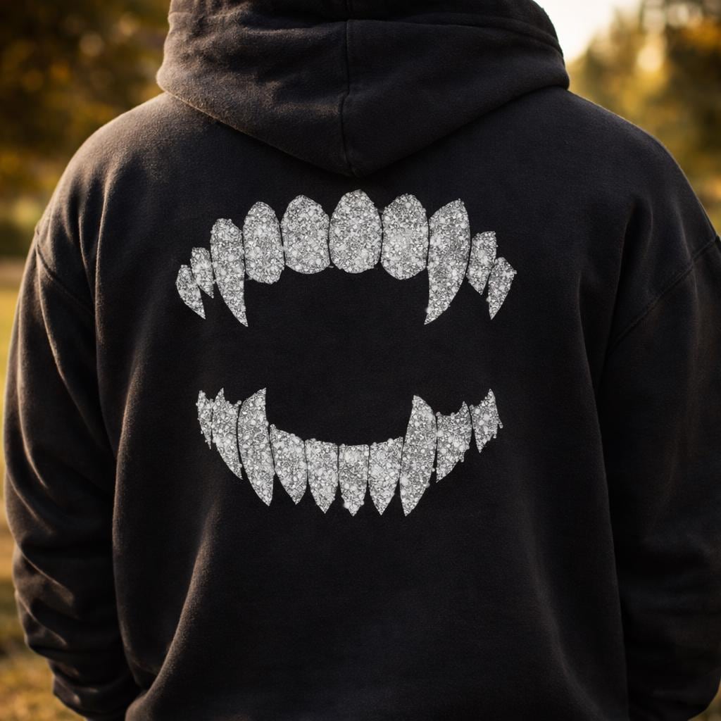 Vampire Teeth Hoodie - Etsy Canada