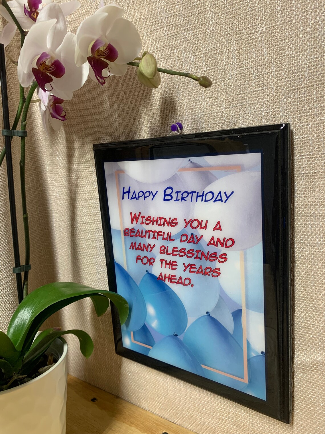 Personalized Happy Birthday Plaque, Birthday Gift, Birthday Gift Plaque