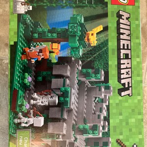 Lego Minecraft 21132 the Jungle Temple Set, Complete Set