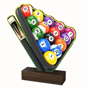 Trophy Monster  Pool  5/16&#39; thick Wood Sculpture  Trophy Awards &quot; Eco Friendly &quot; 5 Sizes 4 Colors