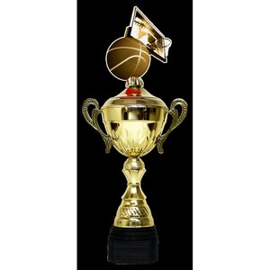 Trophymonster Luxury Large Gold  Metal Basketball Trophy Cup 3 Sizes