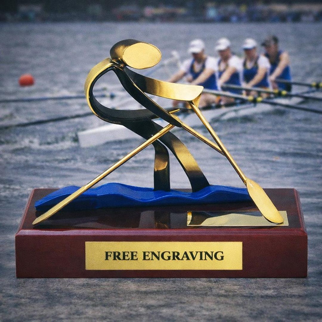 Luxury Rowing Handmade Metal Trophy | Bulk Discounts Available |free ...