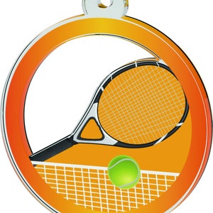 Trophy Monster 10 x Pack of Acrylic  Medal Tennis Award  | for Club, School & Presentations |
