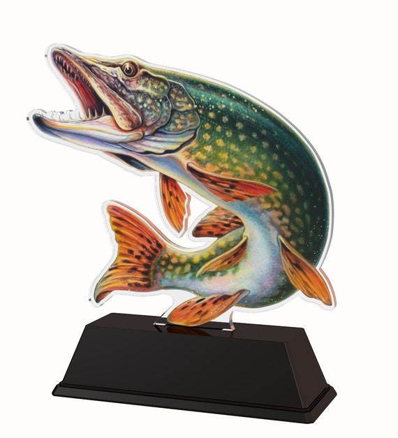 Trophy Monster Fishing Full Color Printed 5/32 Thick Trophy